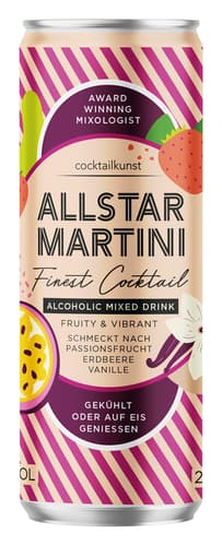 Cocktailkunst Allstar Martini Dose (EINWEG)