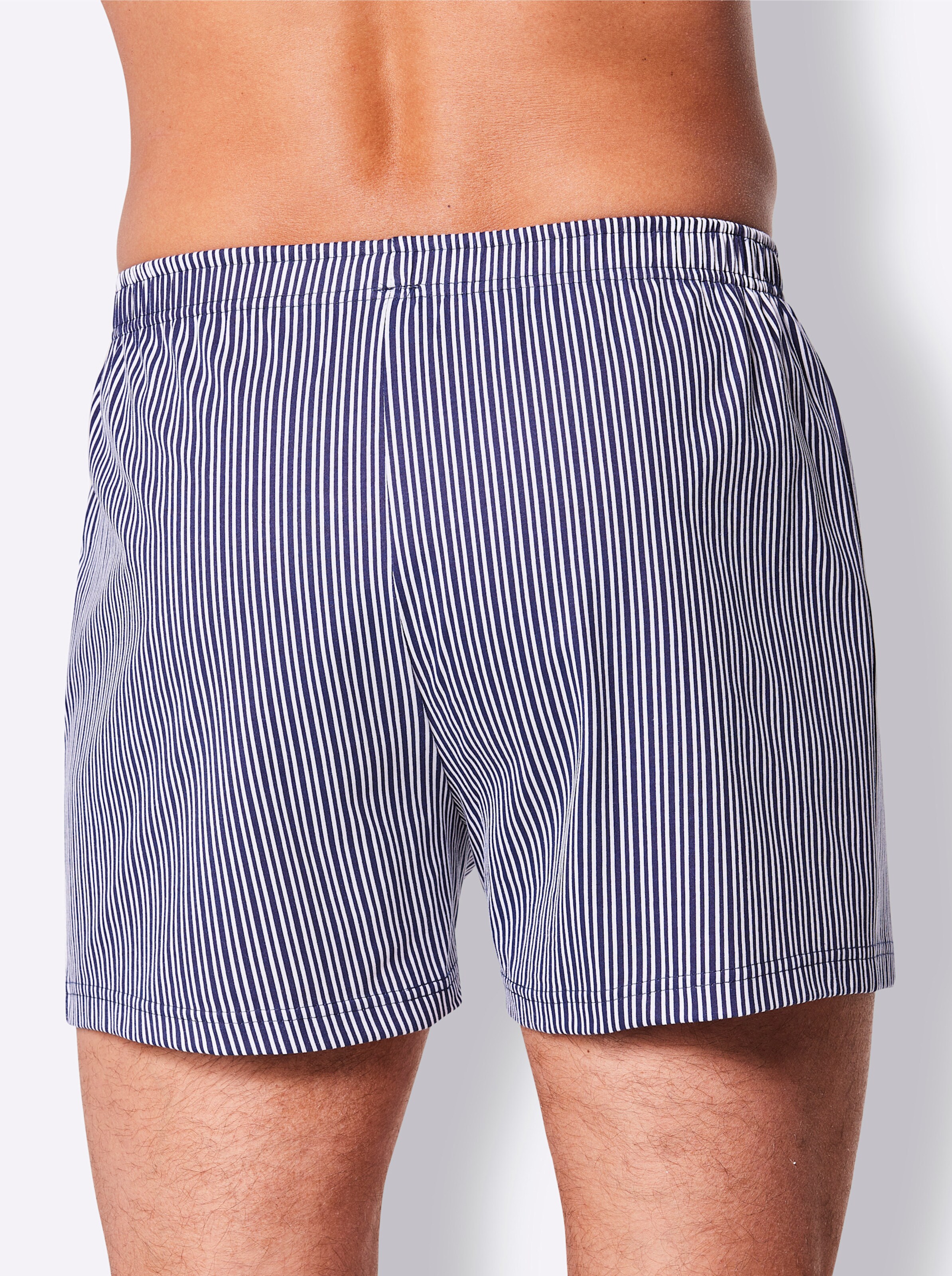 KINGsCLUB Boxershorts in marine-bedruckt