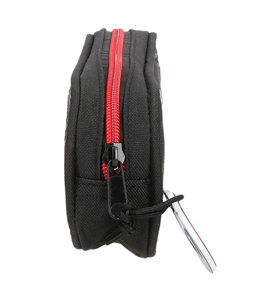 Estojo preto para lápis dos Heróis dos Vingadores da Disney - 22x7x3cm -