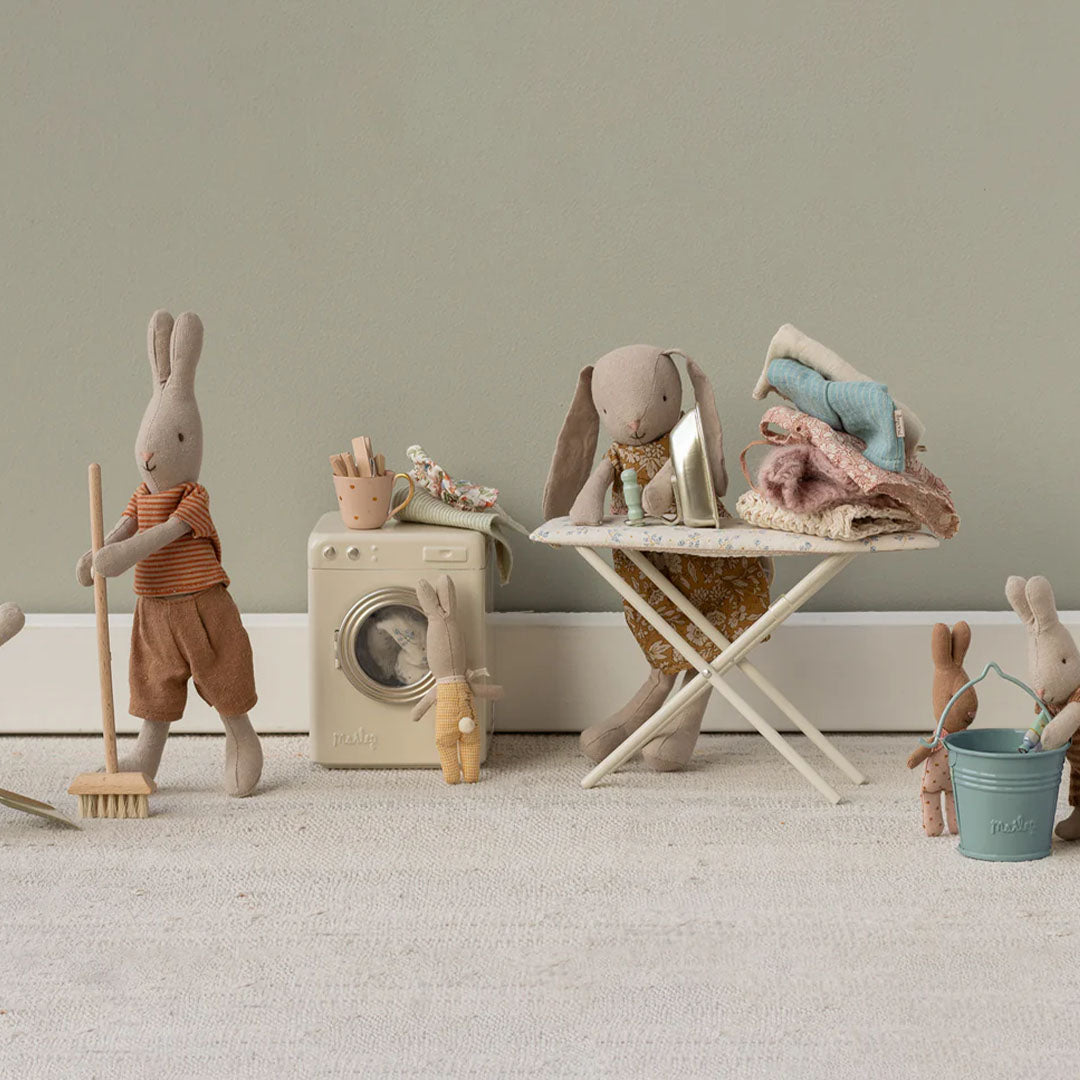 maileg poppenhuis bezem set - 17,5 cm