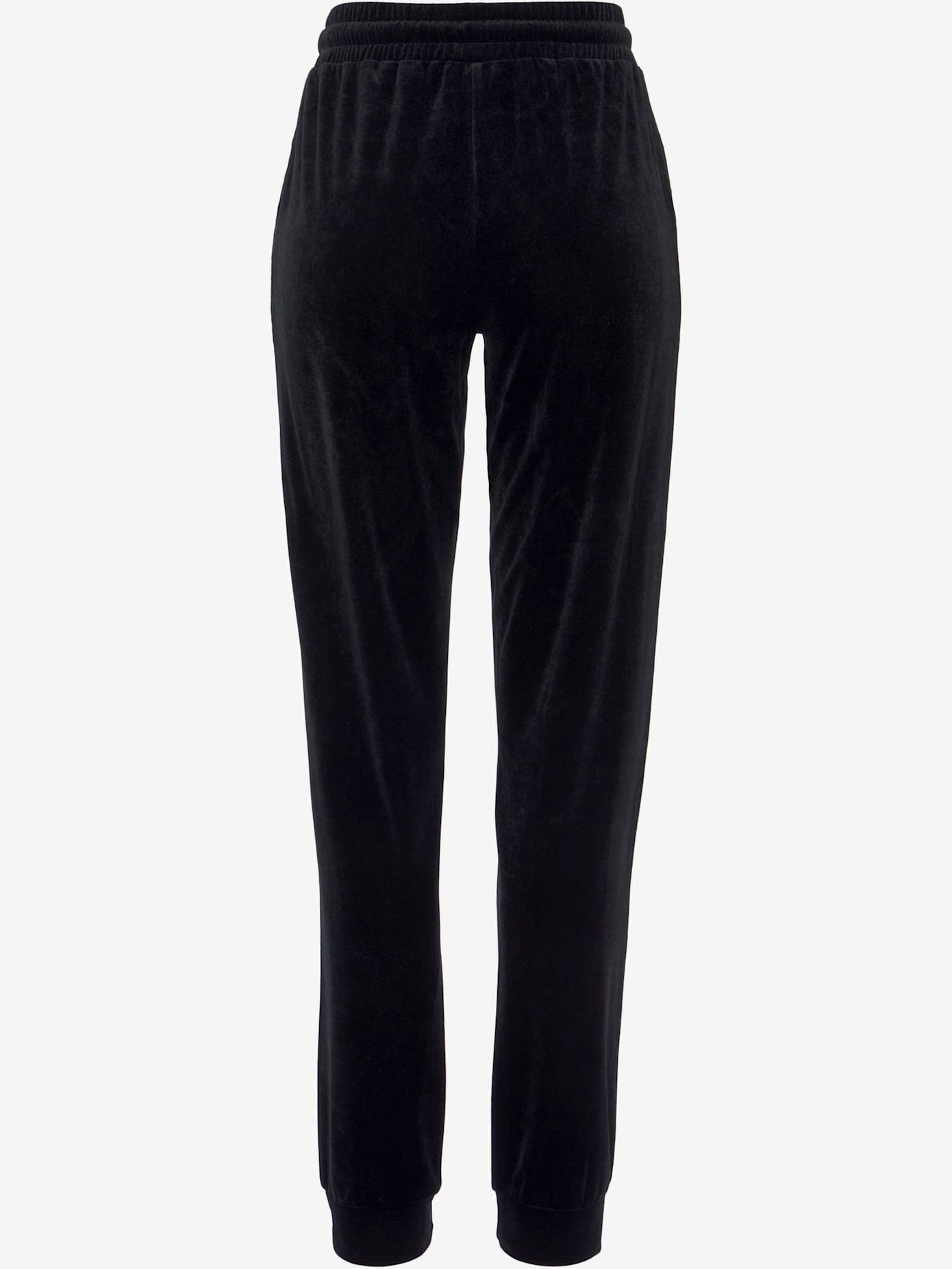 Pantalon en velours ras à la coupe étroite