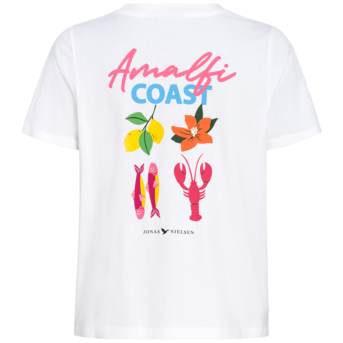 Jonas Nielsen Damen T-Shirt mit Print weiss