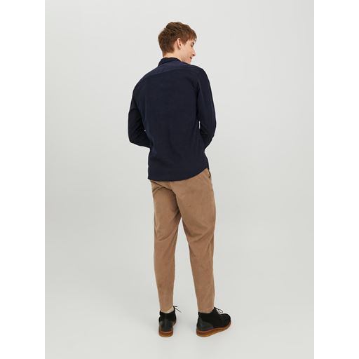 Jack&Jones Classic Fløjlsskjorte, Navy Blazer, M