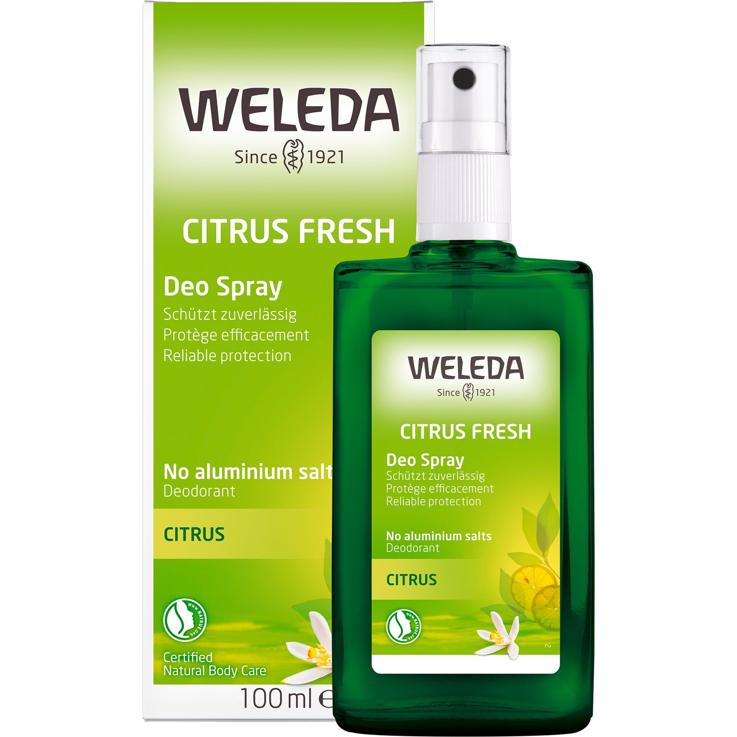 Weleda Deo Spray Citrus Fresh - zuverlässige, natürliche Wirkung ohne Aluminiumsalze