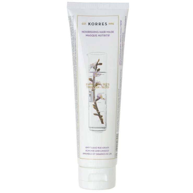 Masque Nutritif Pour Cheveux Secs Et Abimes Amandes Et Graines De Lin 125ml Korres