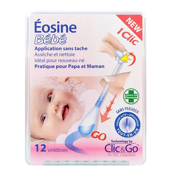 Click&Go  bébé éosine  ombilic 12 unidoses