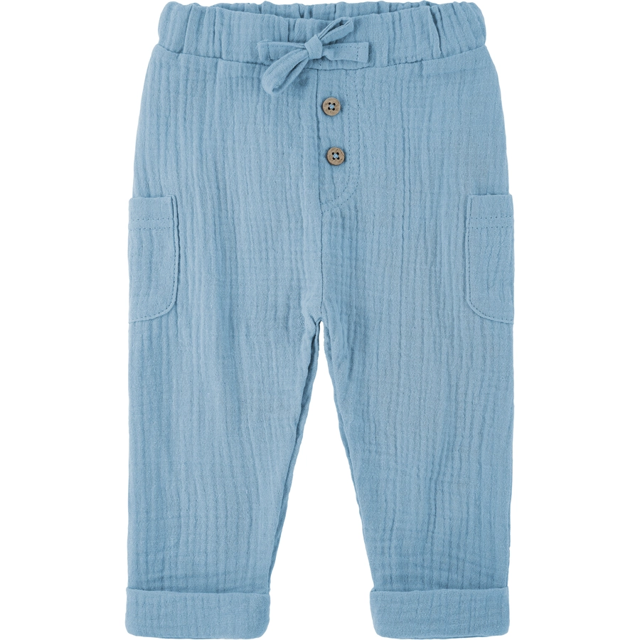 kindsgard Musselin Hose himma blau
