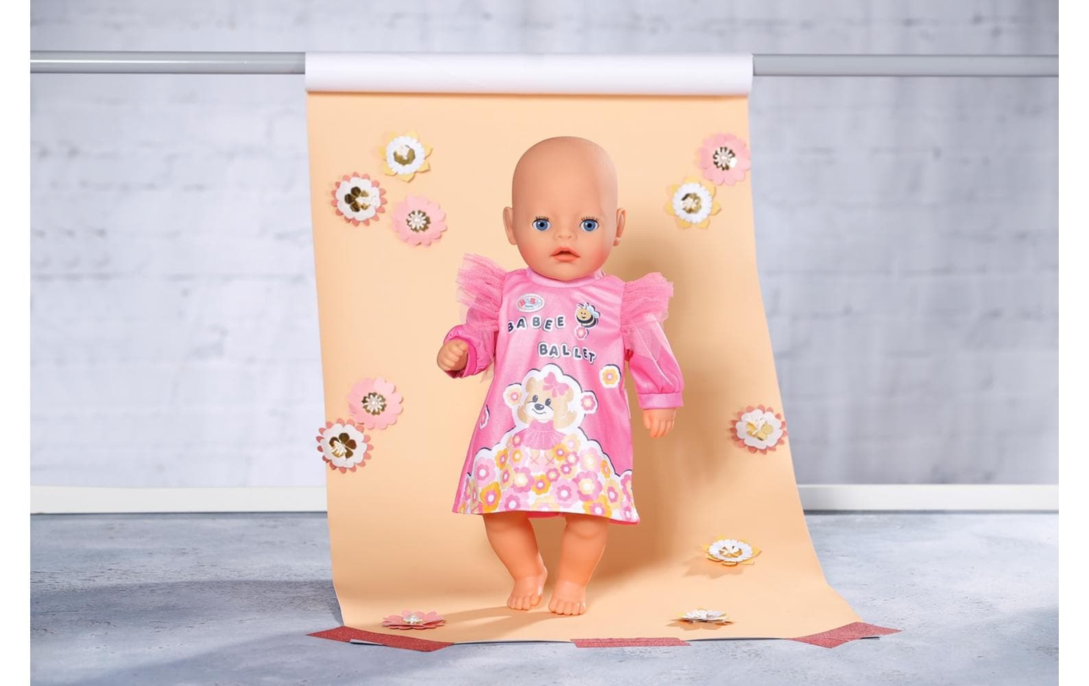 Puppenkleidung Little Kleid 36 cmPuppenoutfit mit Tanzbärchen und Biene