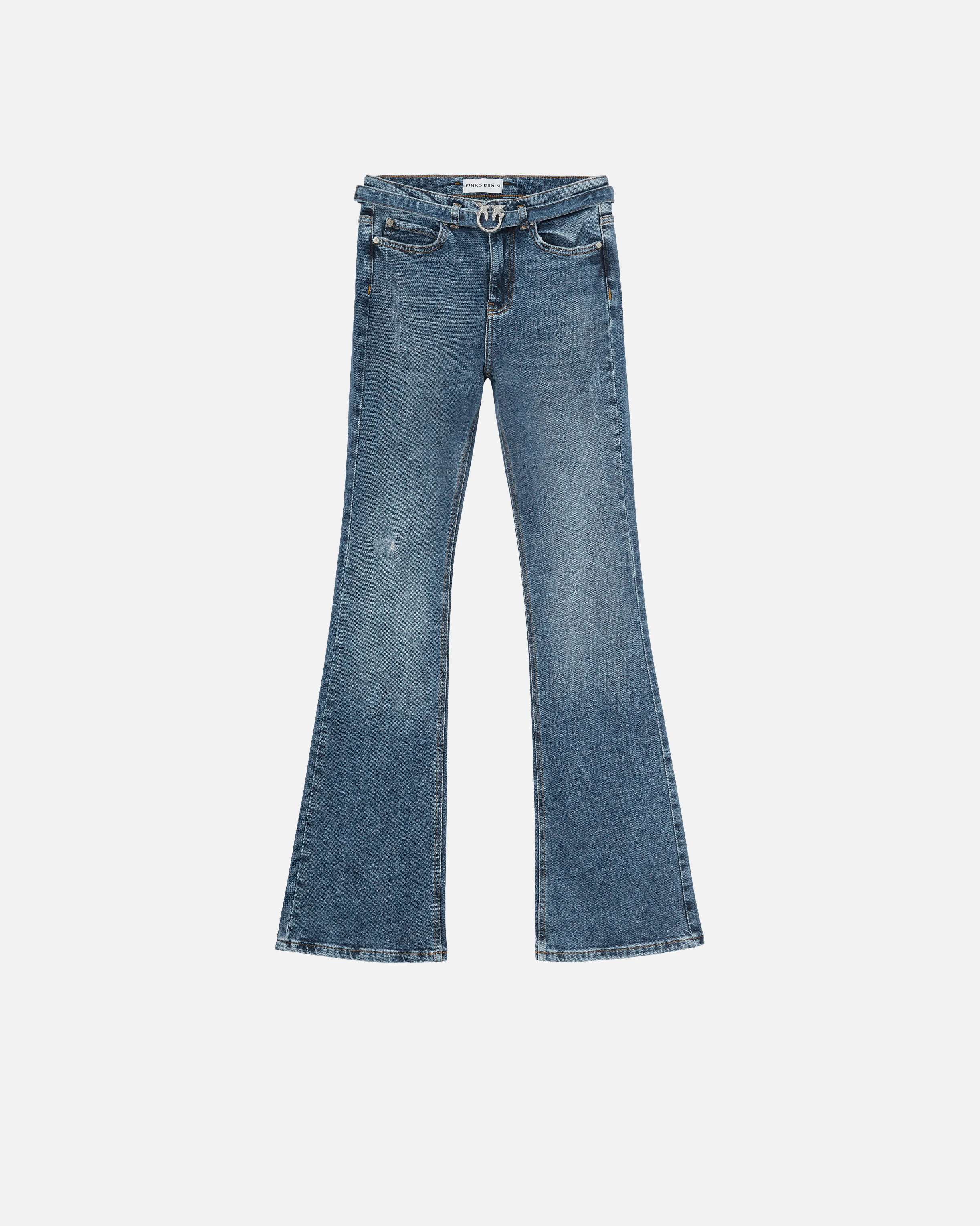 Jean à pattes d'éléphant confort | Bleu