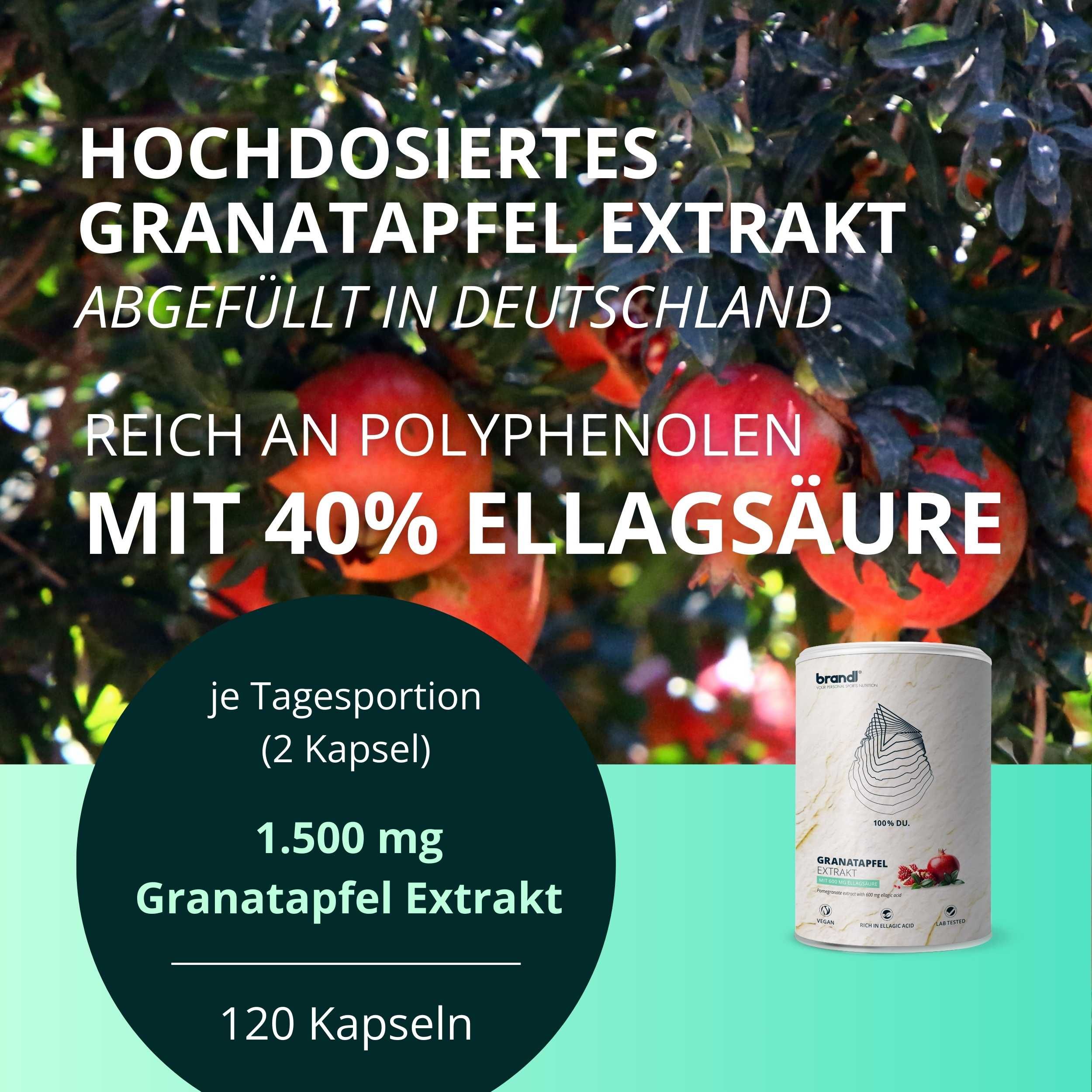 brandl® Granatapfelkern Extrakt (mit Antioxidantien)