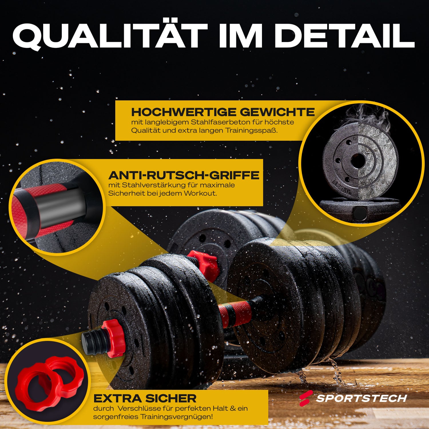 AH150 30kg Hantelset