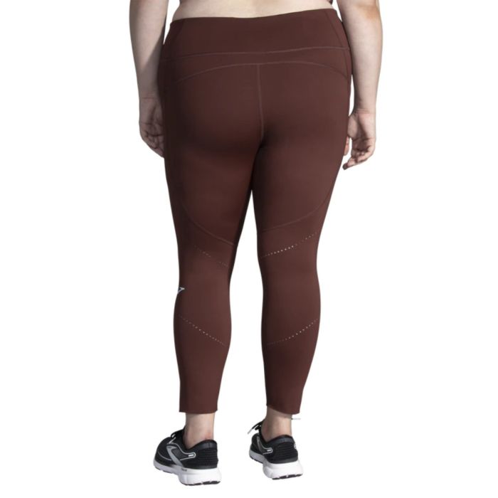 Brooks Dame Lange tights Method 7/8 Tight Brun