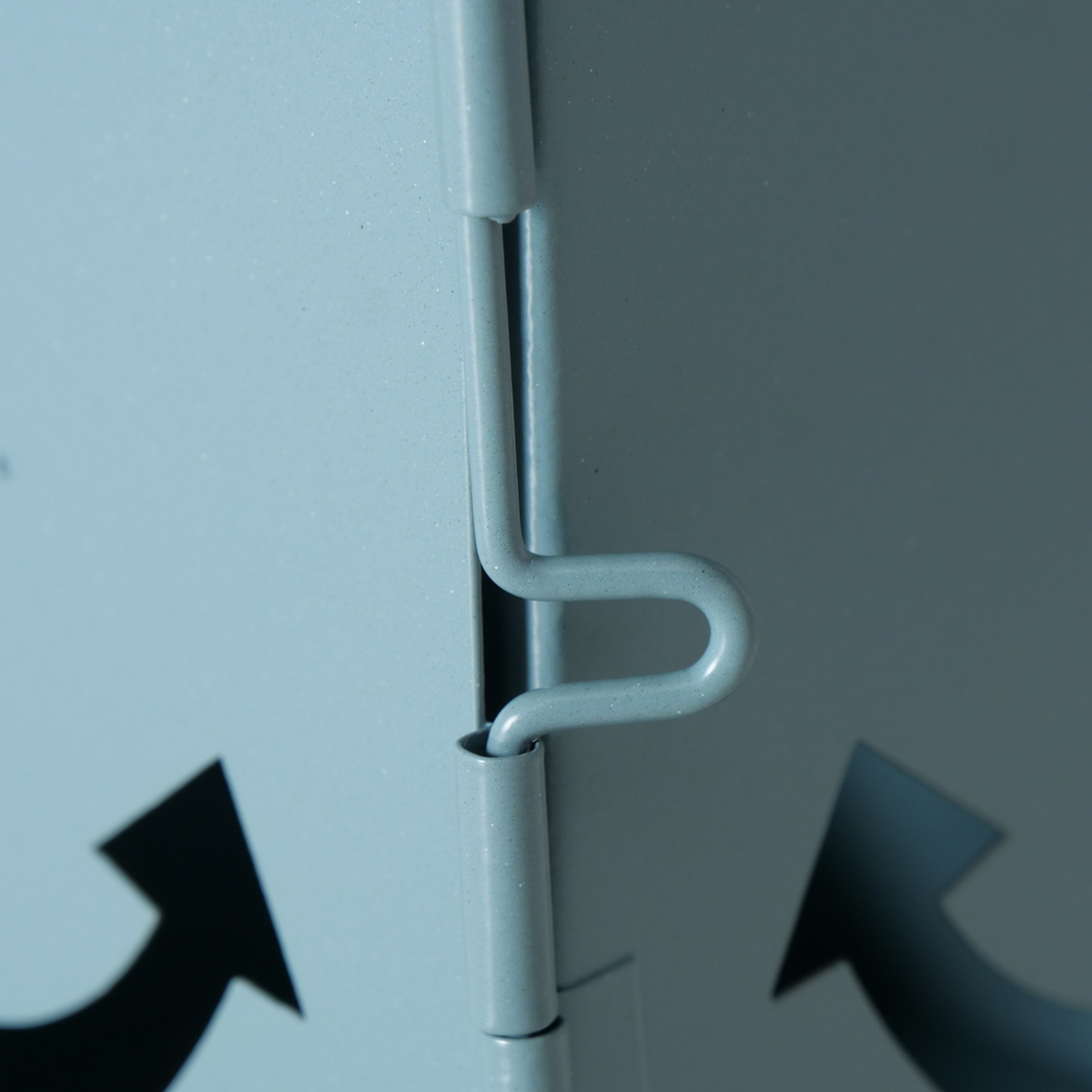 Laterne - hellblau - 23 cm hoch