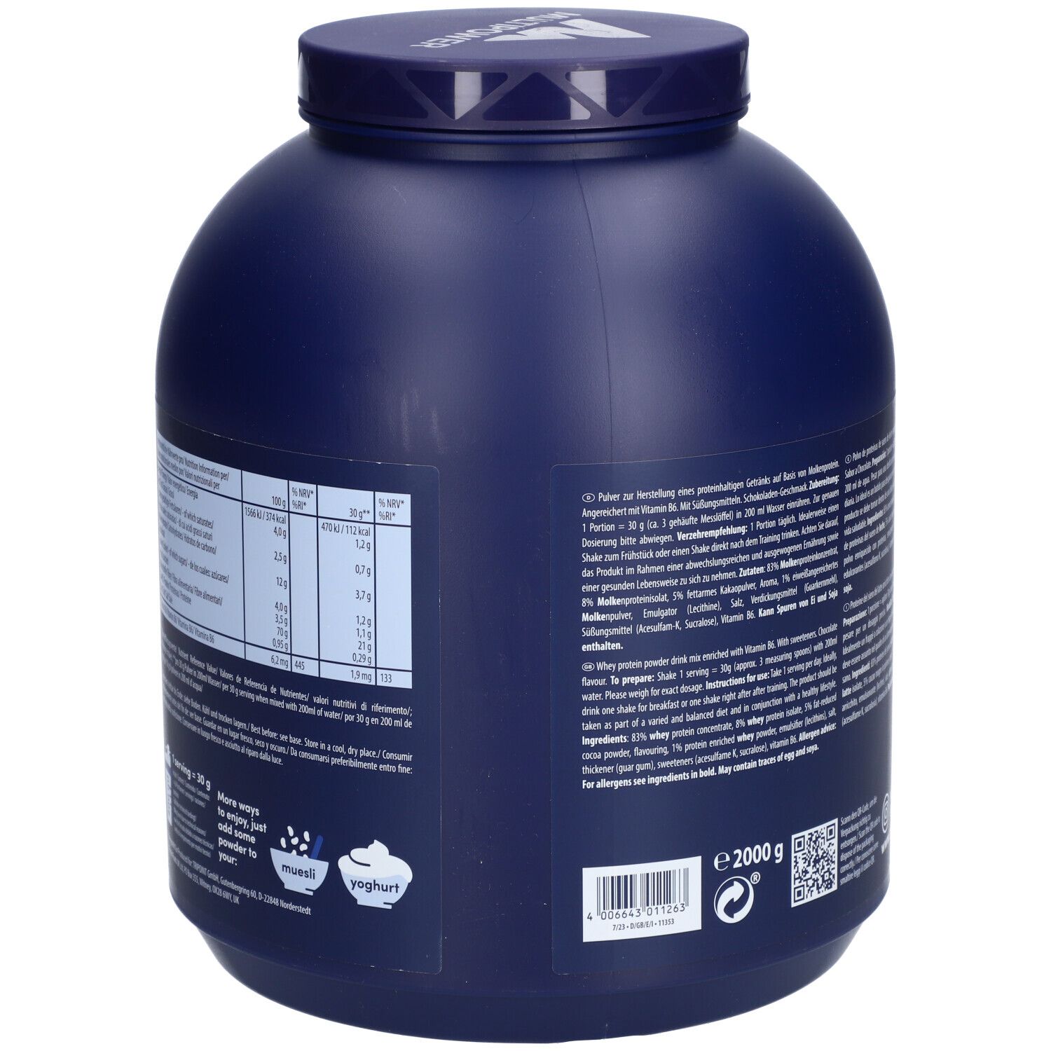 Multipower® 100 % Pure Whey Protein Schoko