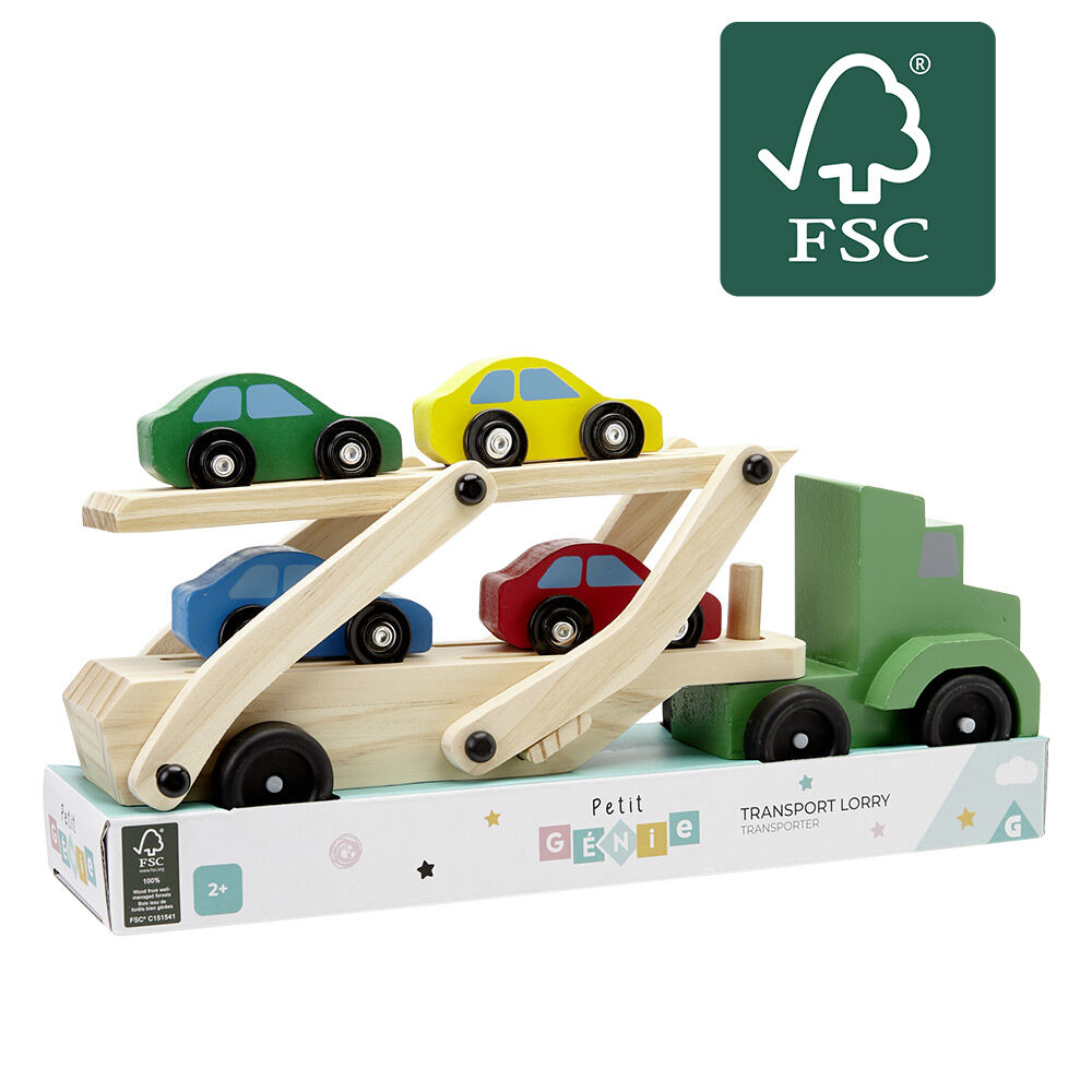 Camion porte voitures en bois certifié FSC®