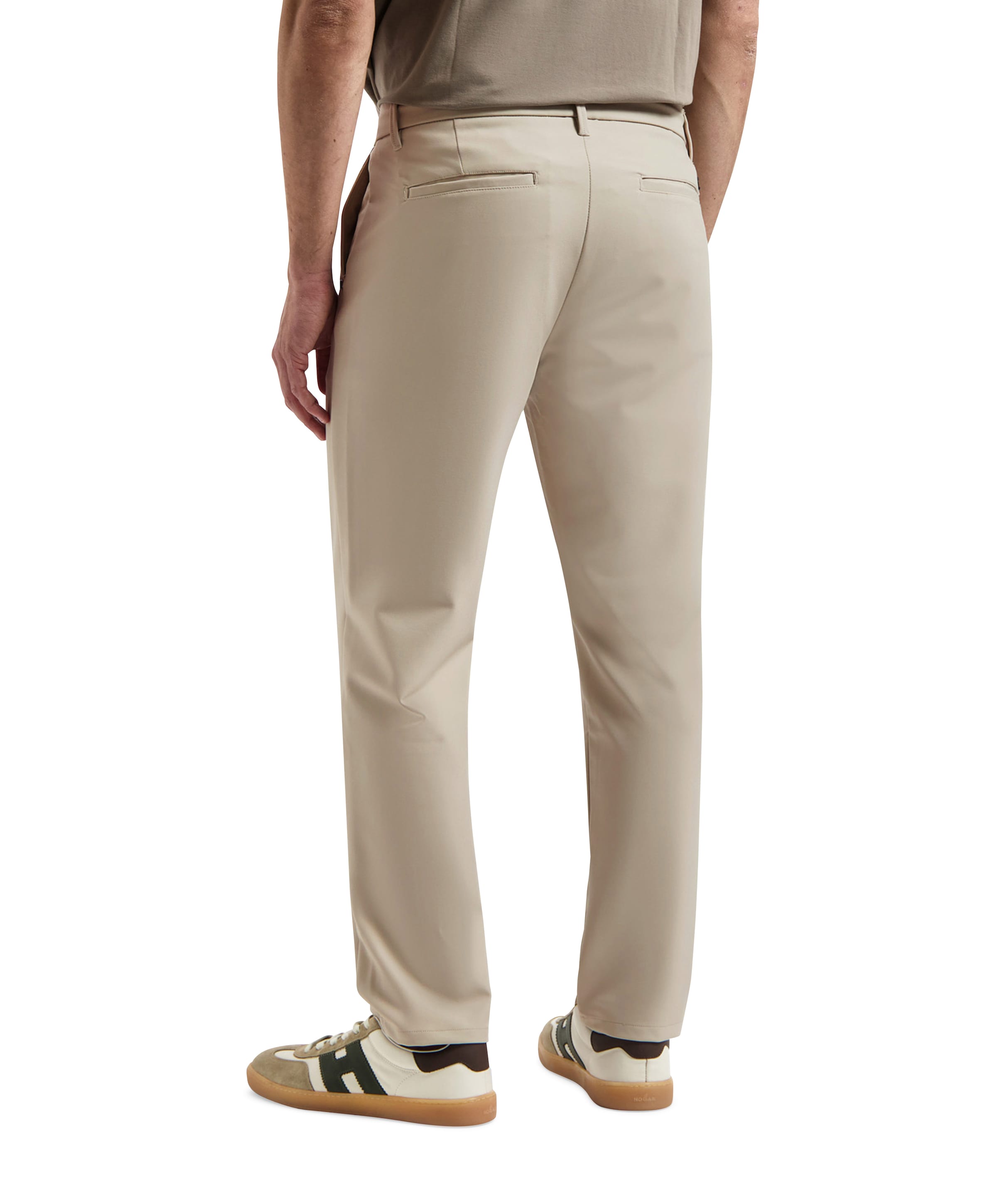 No Excess Pants Chino 4-Way Stretch Sedoc Rel heren broek beige