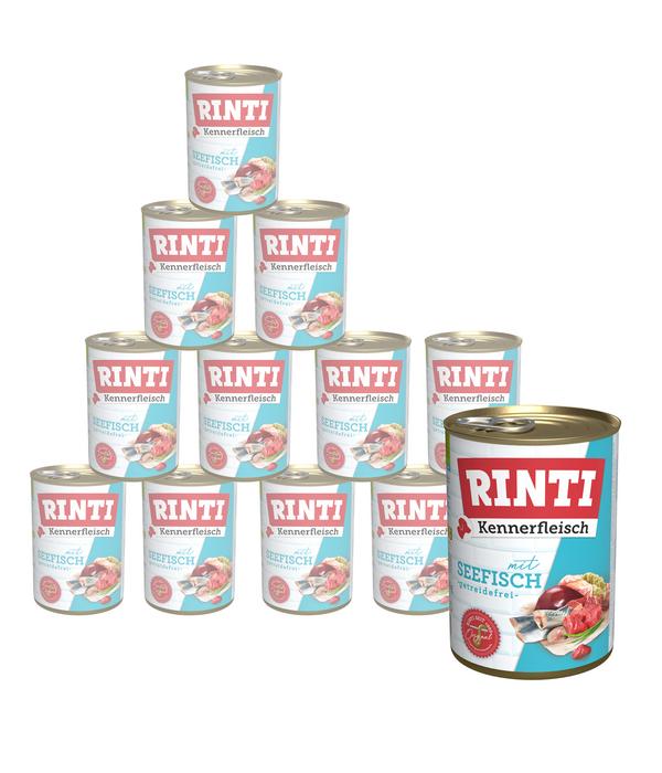 RINTI Kennerfleisch Nassfutter für Hunde, 12