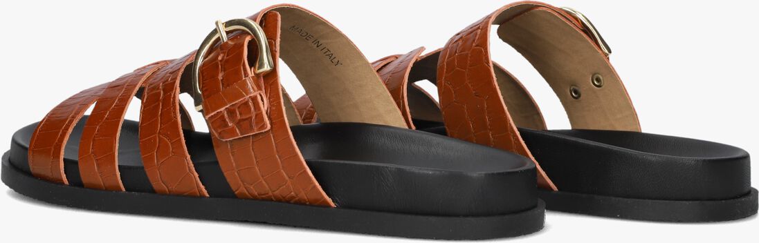 cognac notre-v slippers 227105