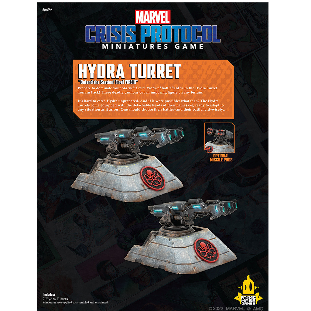 Marvel Crisis Protocol - Hydra Turret Terrain