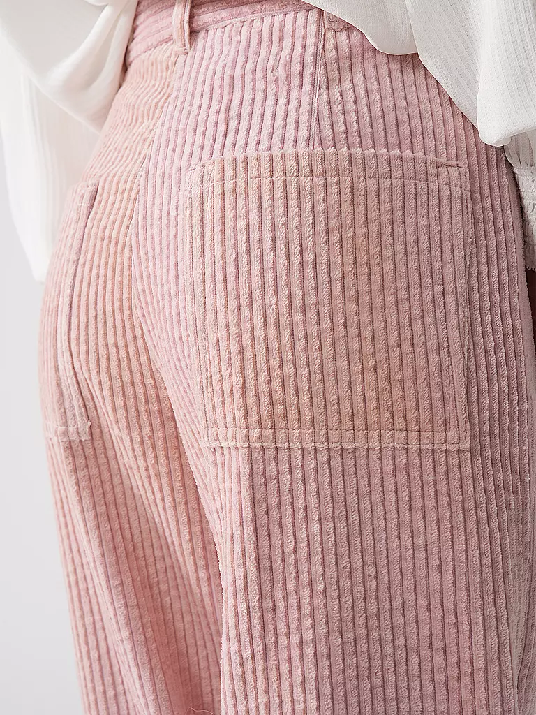 TELA Cordhose Wide Leg VALLE rosa