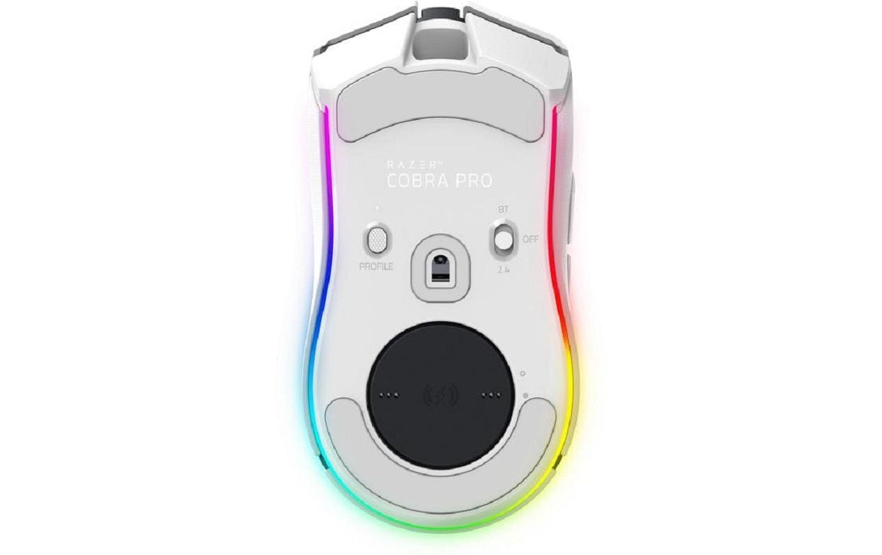 Gaming-Maus Cobra Pro Weiss<br>Kabellose Gaming-Maus mit RGB-Beleuchtung