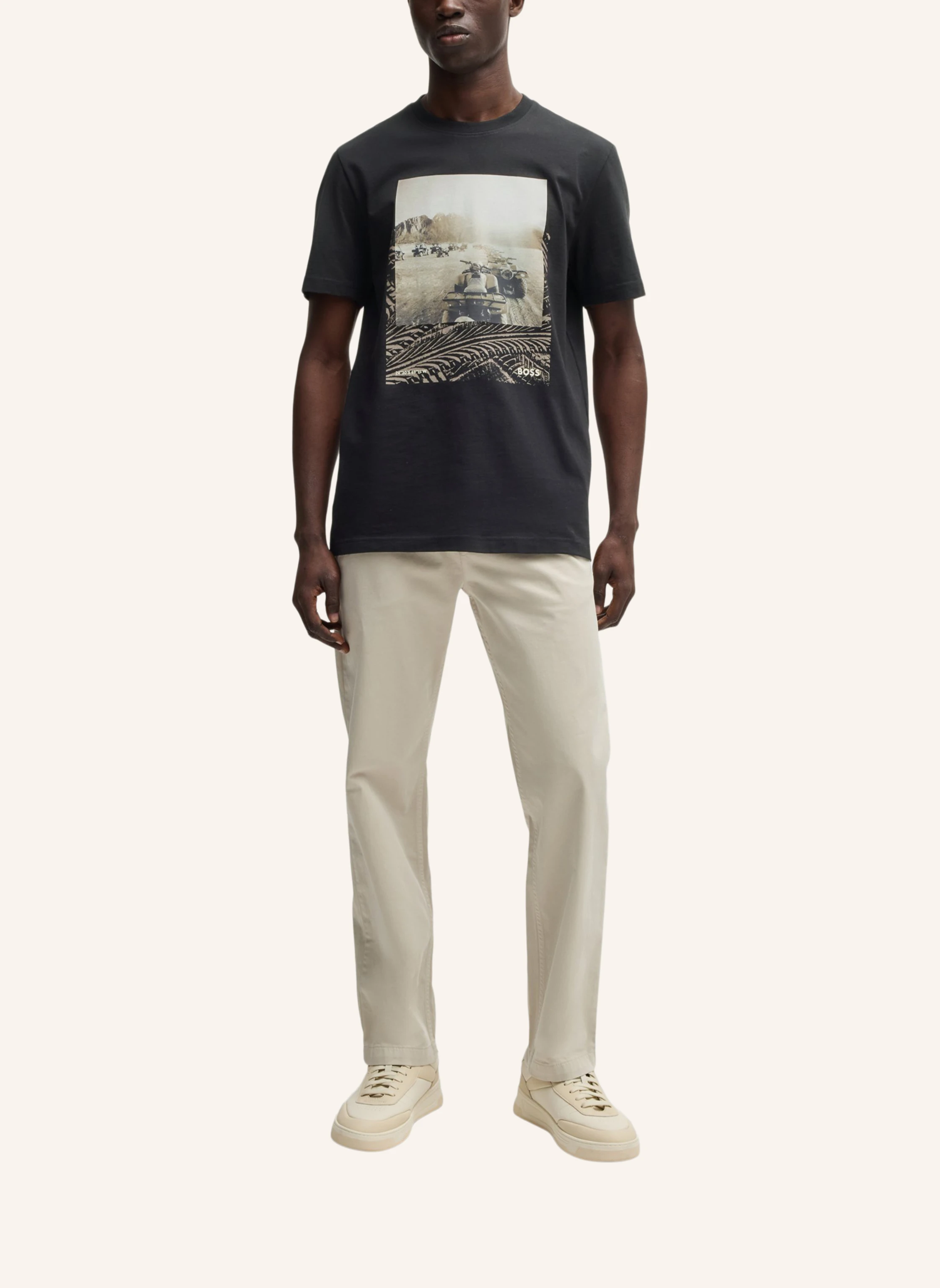 BOSS T-Shirt TE_DUNETRACE Regular Fit