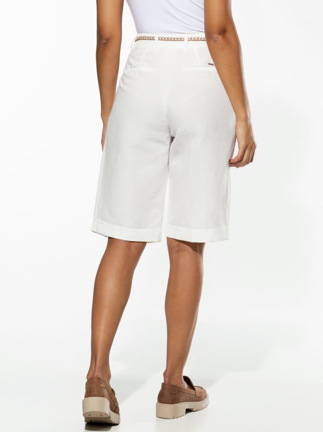 Leinenmix Bermudas