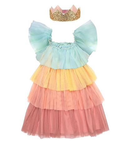 Meri Meri Kostüm Up - Tüllkleid/Krone - Rainbow