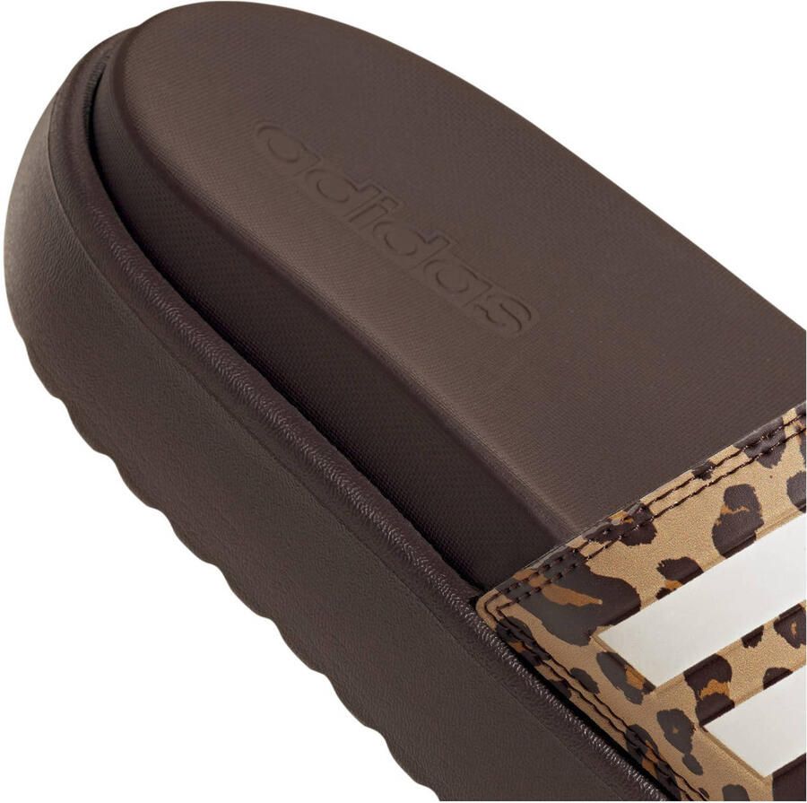 Adidas Sportswear Badslippers met label-embossing model 'ADILETTE PLATFORM'
