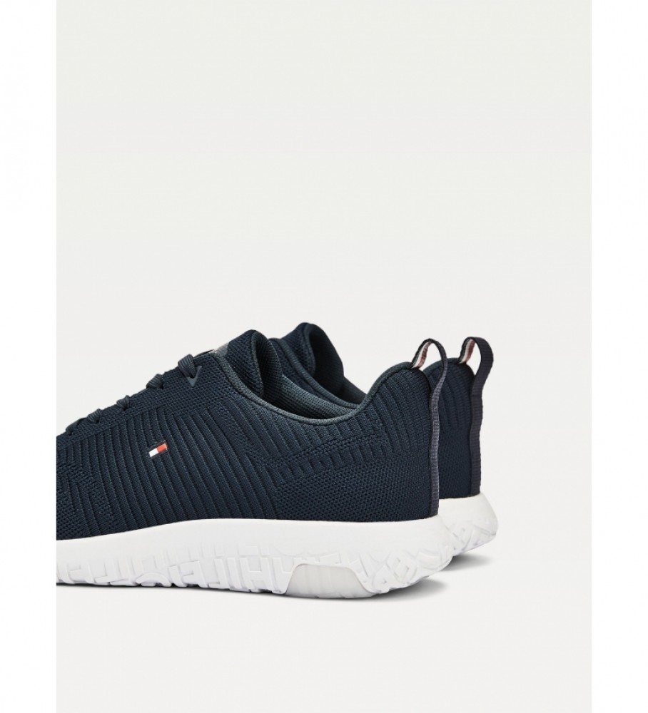 Tênis Tommy Hilfiger Corporate Knit Rib Runner, Azul Marinho