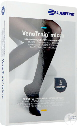 VenoTrain Micro Adulte C1 Orthopédique Soutien Ferme Plus Long Caramel M 1 Paire