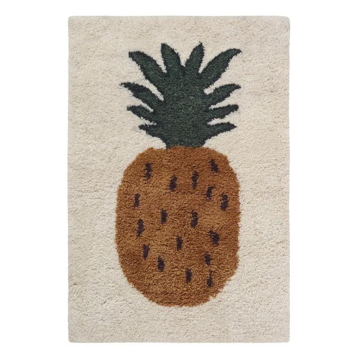 Ferm Living Kids Tapis en laine Fruiticana ananas