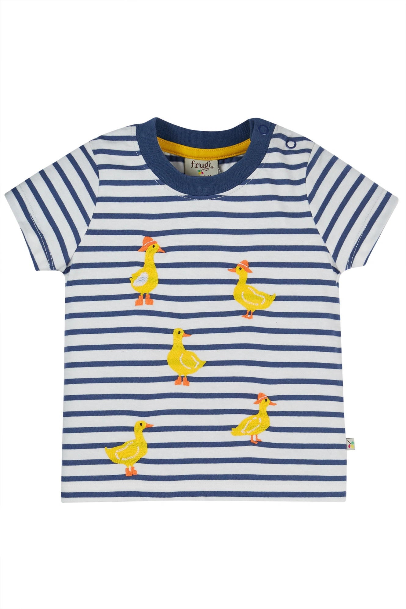T-Shirt DUCKS gestreift in navy