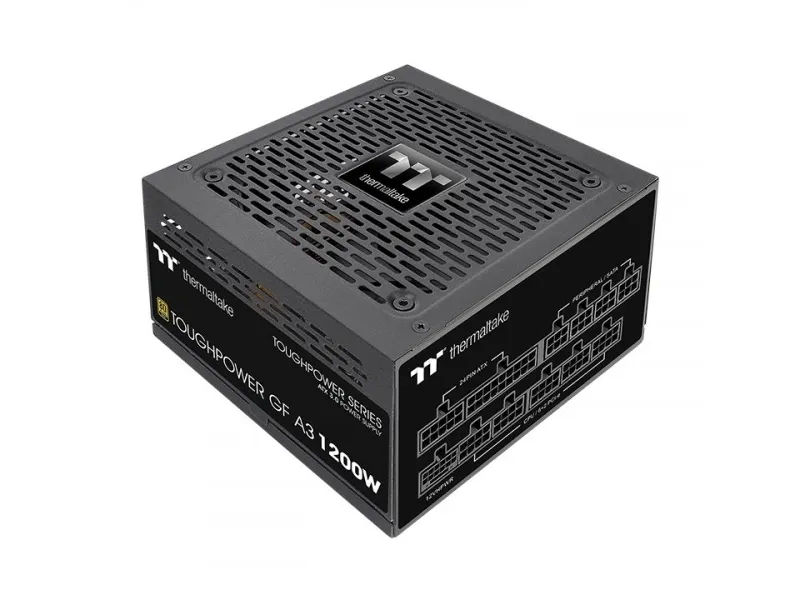 Thermaltake ToughPower GF3 A3 - TT Premium Edition - strømforsyning (intern) - ATX12V 3.0 - 80 PLUS Gold - AC 100-240 V - 1200 Watt - aktiv PFC - sort