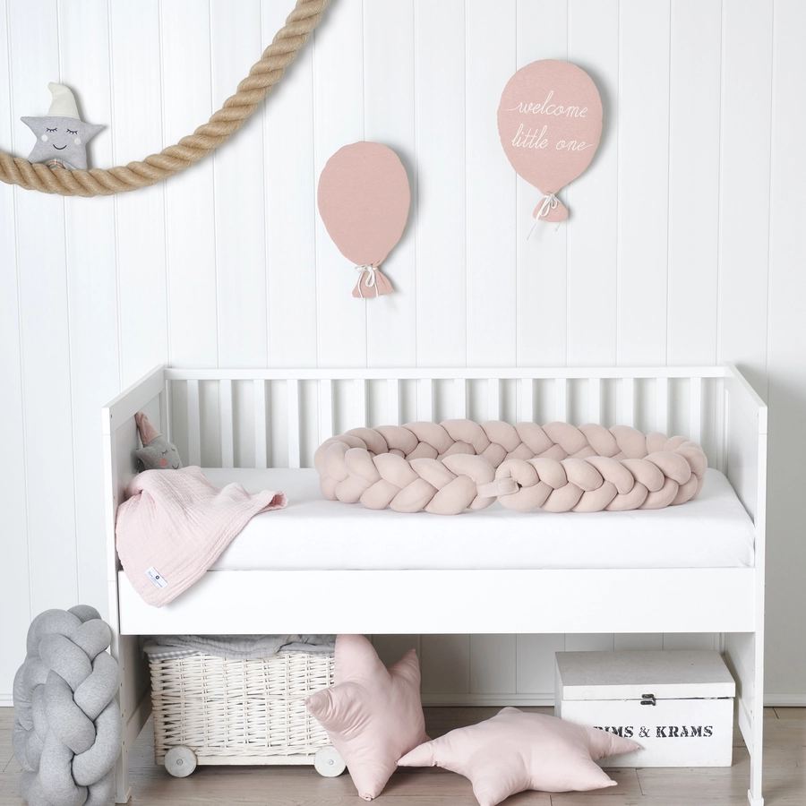Nordic Coast Company Dekokissen Ballon welcome little one rosa