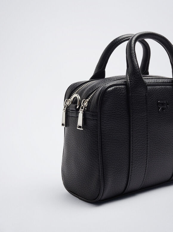 Bolsa tote básica - Preta