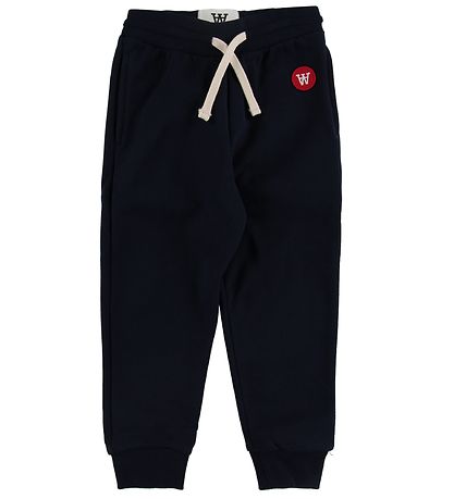 Wood Wood Sweatpants - Ran Kids - Navy m. Bindeb?nd