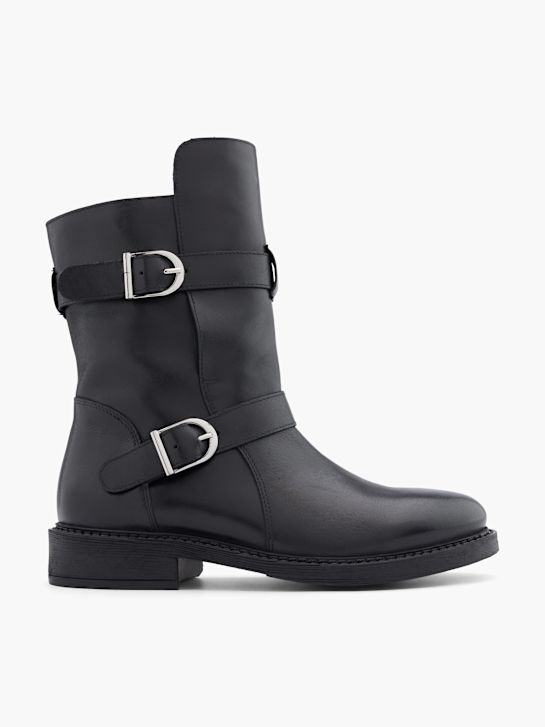 Catwalk Cowboy- & Bikerboot Schwarz