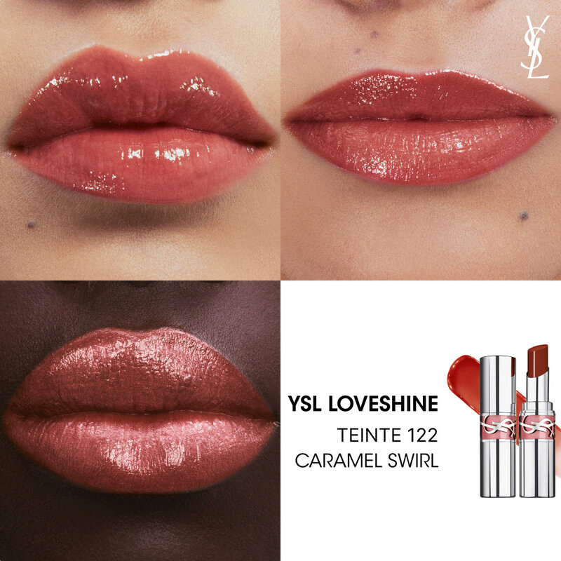 YSL LOVESHINE  ROUGE À LÈVRES BRILLANT ET SOIN - CARAMEL_SWIRL