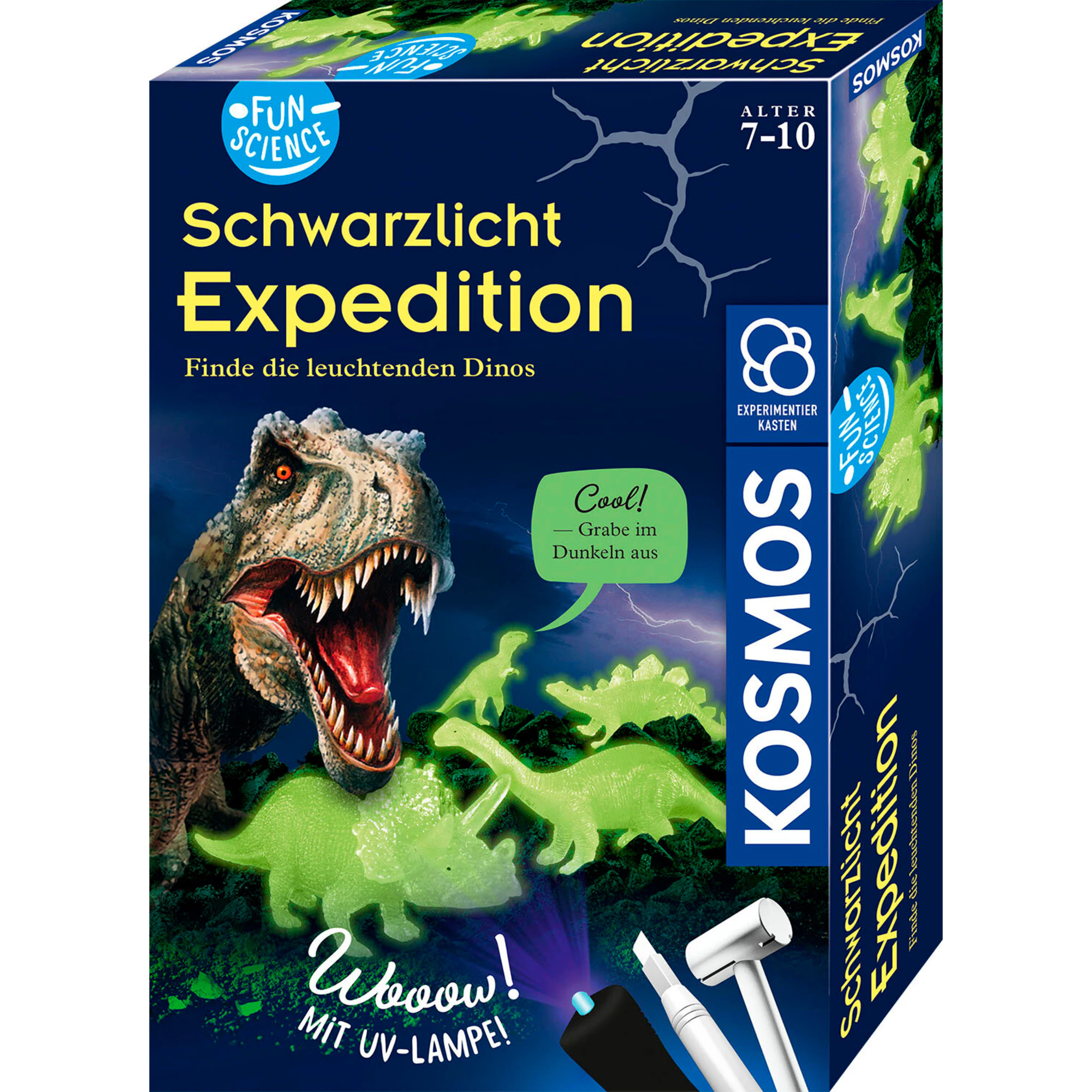 Kosmos Experimentierkasten Fun Science Schwarzlicht-Expedition