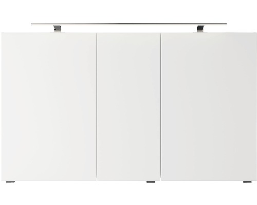 Pelipal Xpressline 4035 spiegelkast, 120 x 14,5 x 70,3 cm, wit, 3-deurs, LED, IP44
