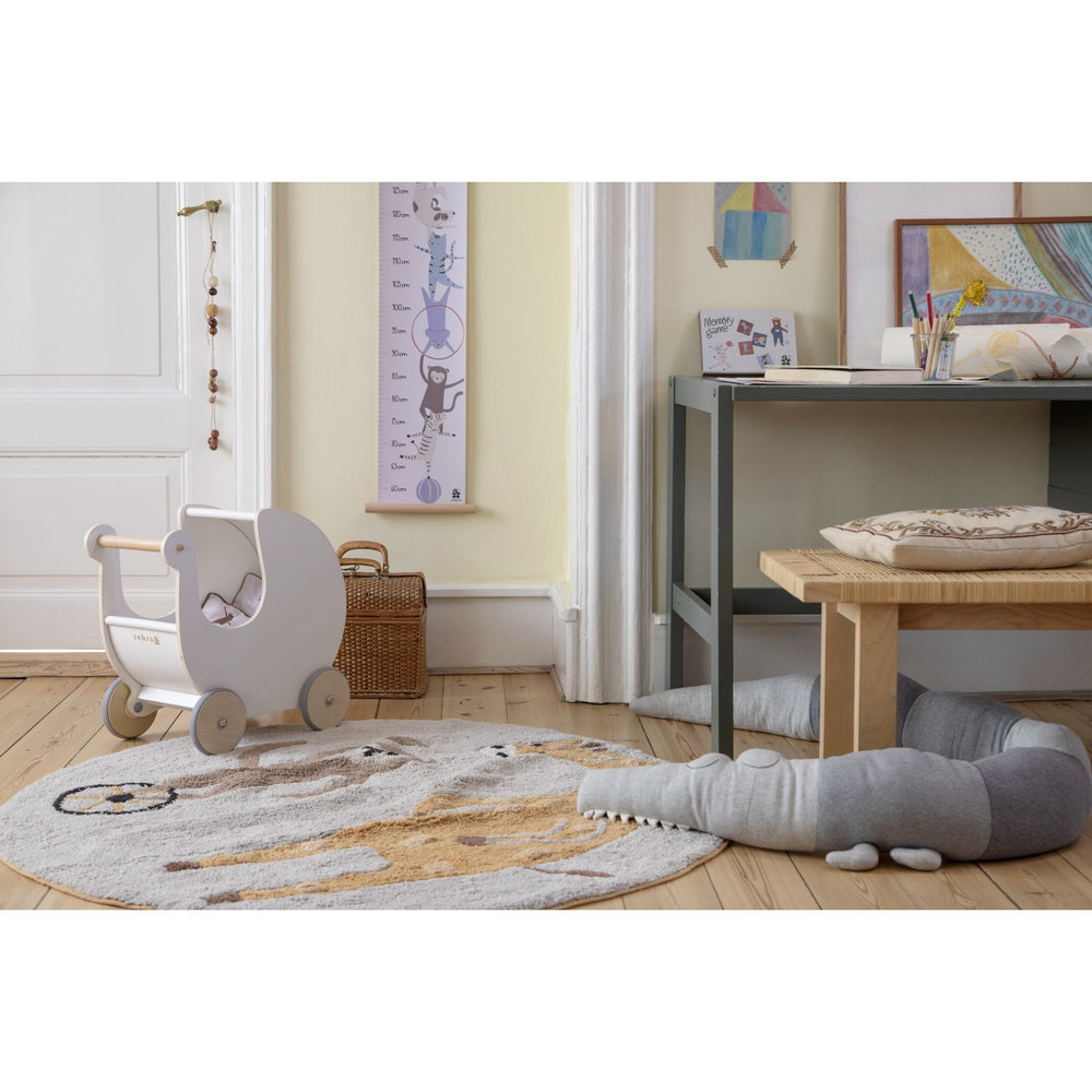 Køb Sebra Elephant Grey Strikket Pude Sleepy Croc