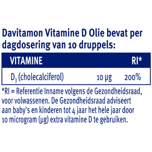 Davitamon Vitamine D Olie 25ML