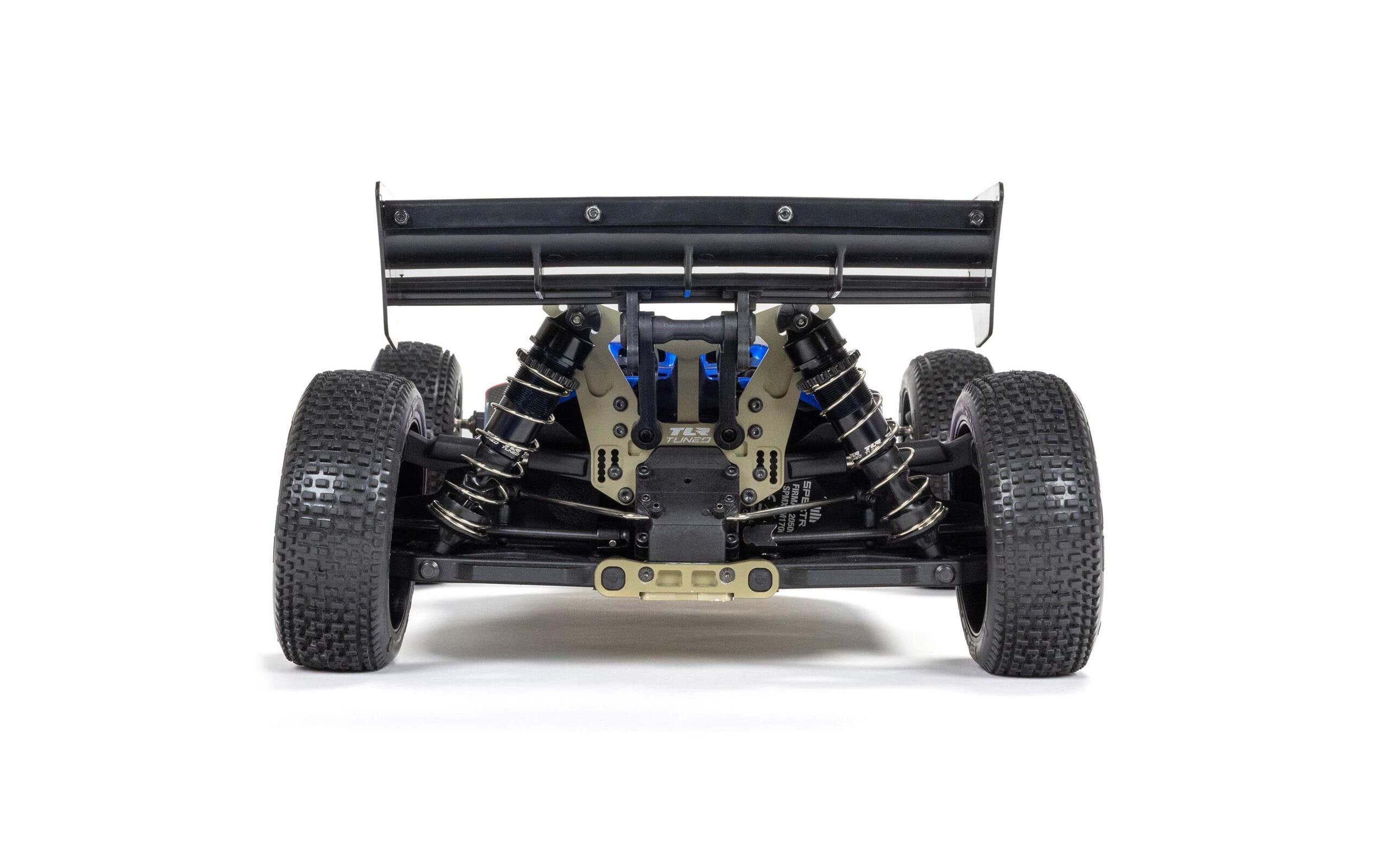 Buggy Typhon BLX 6S TLR Tuned 4WD ARTR, 1:8<br>Renntauglicher Basher Buggy mit Spektrum Brushless Antrieb