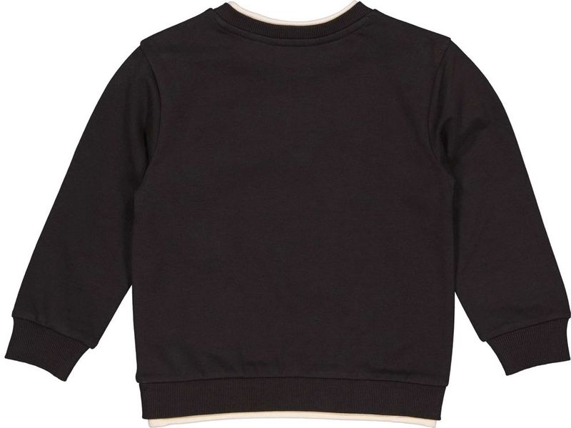 LEVV jongens sweater - Donker bruin