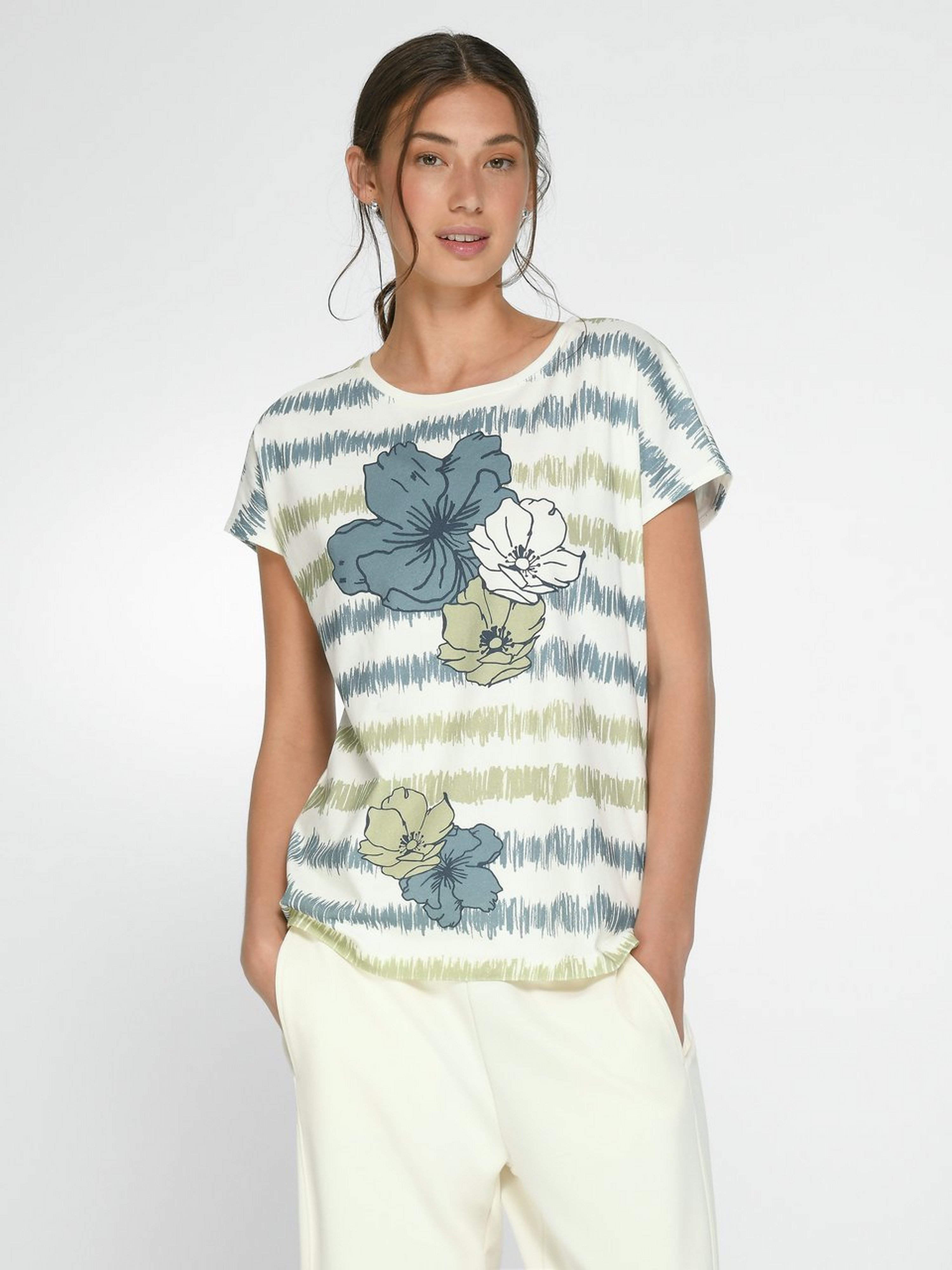 Rundhals-Shirt