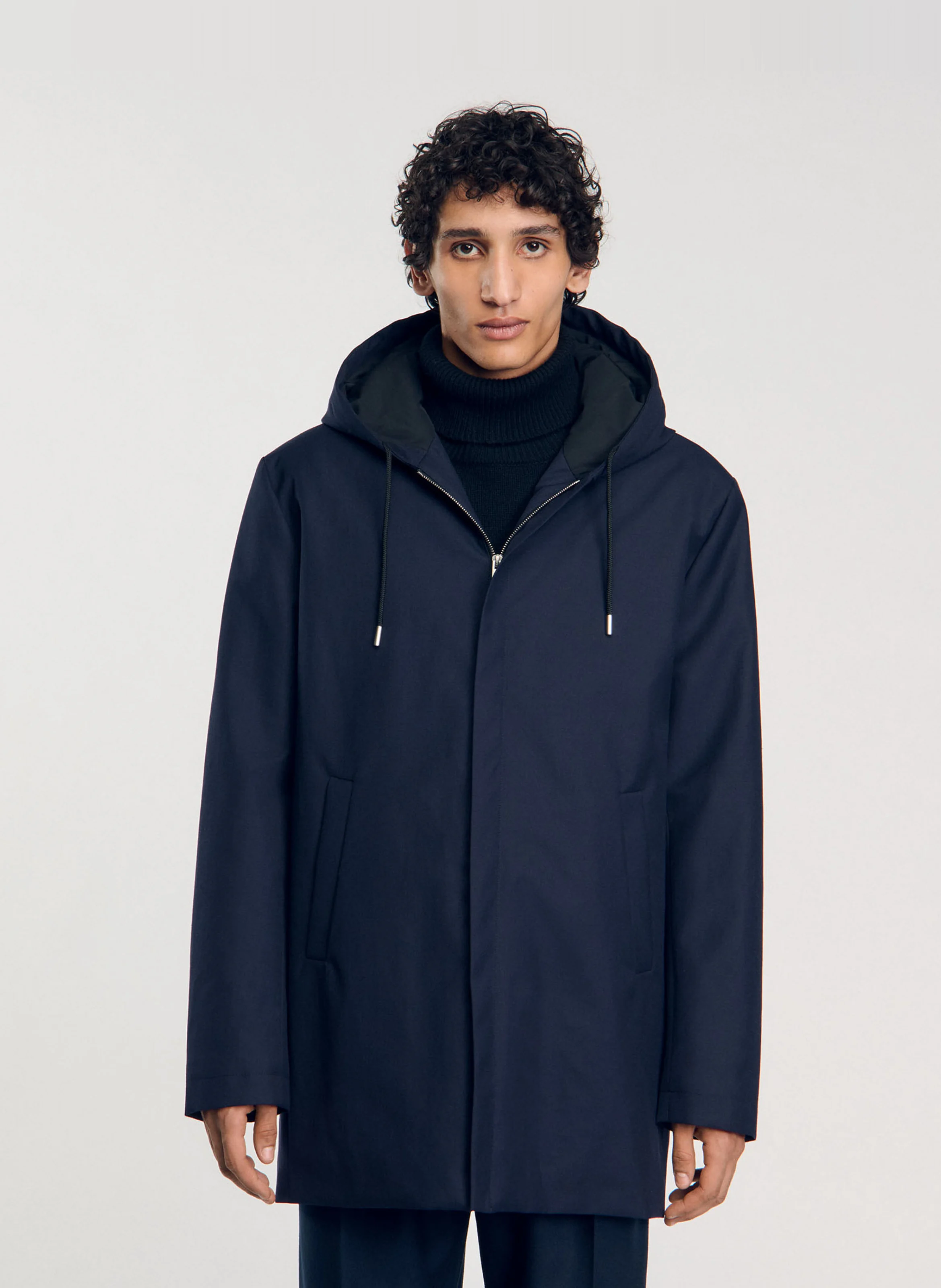 Parka à capuche | Bleu