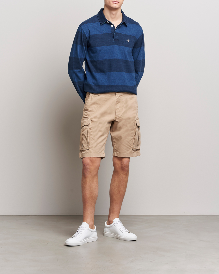 GANT Relaxed Twill Cargo Shorts Dark Khaki