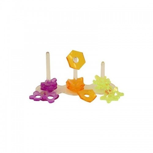 Conjunto de três figuras empilháveis para papagaios, cores sortidas