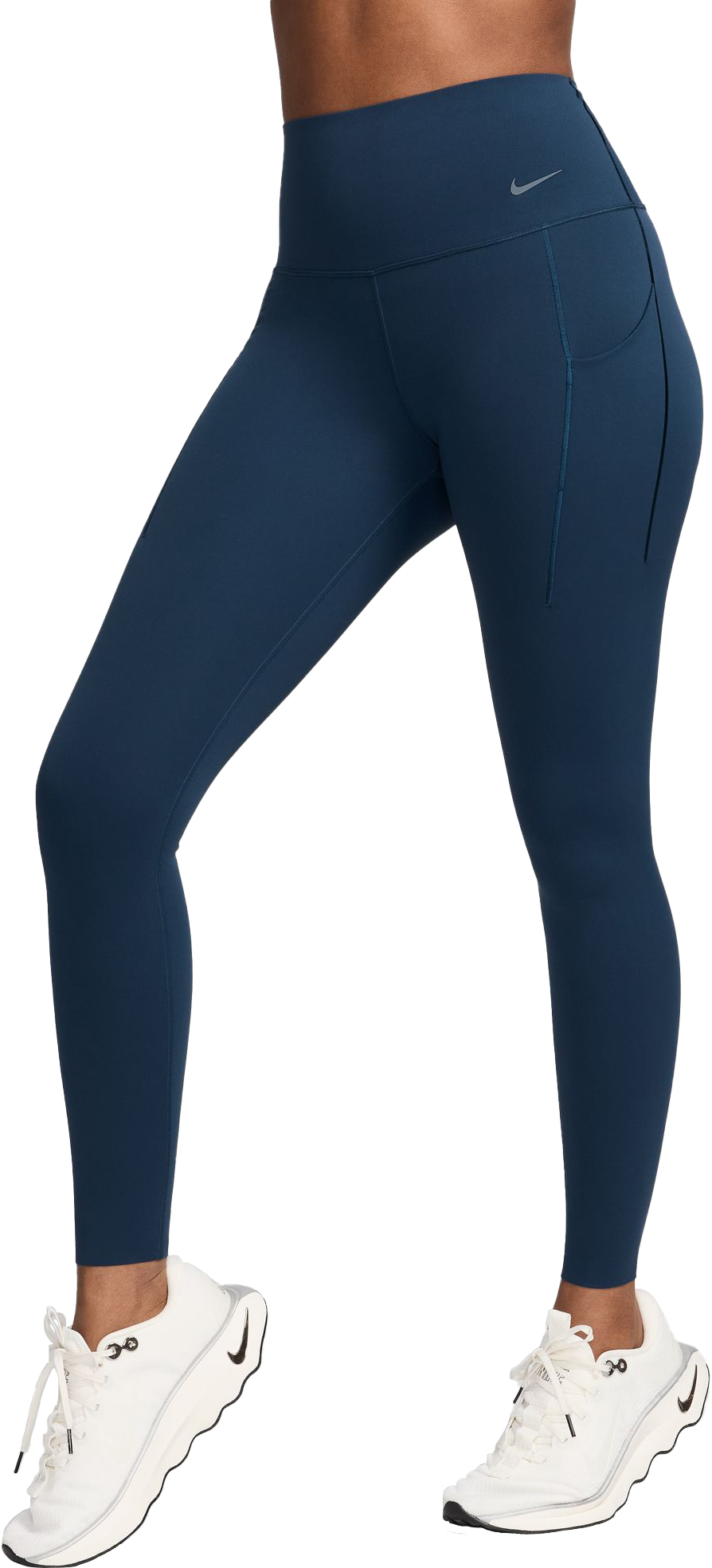 Universal High Waist Tights Dame 478/Armory Navy/Black